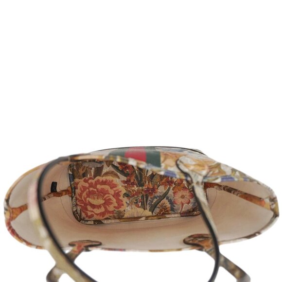 Gucci  Ophidia Small GG Supreme Flora Canvas Tote Bag Multicolor 726762 - Picture 12 of 15